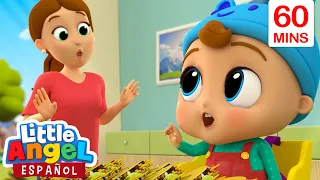 Buenos modales al comer!🍝🥦 | Canciones Infantiles🎵  Para bebes |  Little Angel y sus amigos