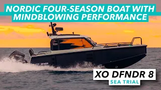 Nordic four-season boat with mind-blowing performance | XO DFNDR 8 sea trial review | MBY