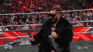 Seth Rollins attacks The Miz, steals his phone and calls Logan Paul - WWE RAW February 27, 2023