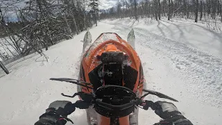 2023 WISCONSIN BACKCOUNTRY DEEP SNOW/// 2022 ARCTIC CAT HARDCORE  146