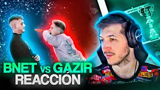 CHUTY REACCIONA A *BNET VS. GAZIR*