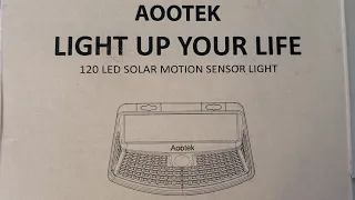 How To Turn On Aootek Solar Lights