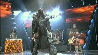 Lordi   Hard rock hallelujah Finland, Winner Eurovision songcontest 2006   live at Athens, wides