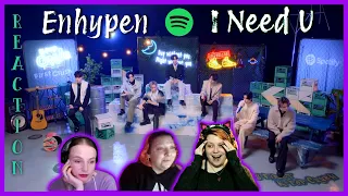 ENHYPEN covers “I NEED U” by BTS | K-Pop ON! First Crush Reaction | Kpop BEAT Reacts