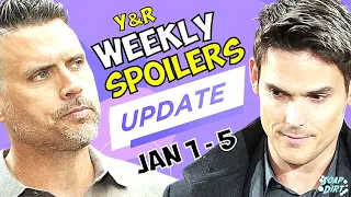 Young and the Restless Weekly Spoilers Update January 1 - 5: Nick & Adam Settle Their Beef! #yr