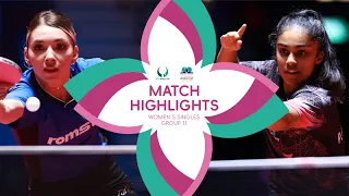 Bernadette Szocs vs Prithika Pavade | WS Group 11 | ITTF Men's and Women's World Cup Macao 2024