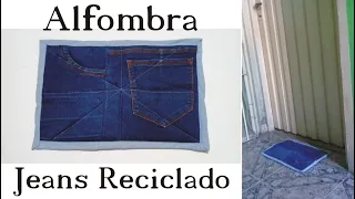 DIY Alfombra de Jeans reciclado