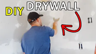 Installing Drywall in a 10 x 12 Shed