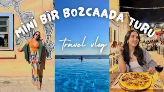 Mini Bozcaada Tatilim | Şarap tadımında fail 🍷🥴😅