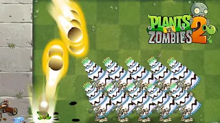 PvZ 2 Fusion - Sling Pea using projectile from Straight and Pult Plant