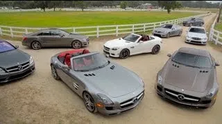 2012 Mercedes-Benz AMG Lineup - SLS, C63 & More! - Wide Open Throttle Episode 20