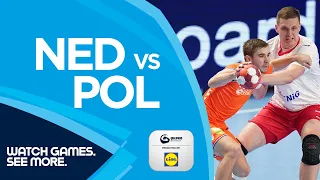 HIGHLIGHTS | Netherlands vs Poland | Round 6 | Men's EHF EURO 2022 Qualifiers