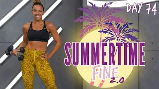 40 Minute HIIT Tabata Bootcamp Workout | Summertime Fine 2.0 - Day 74