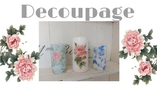 How To Decoupage Candles - Ideal Gift