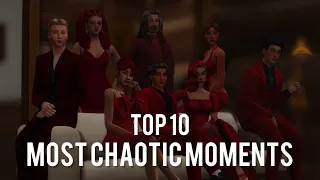 top 10 most CHAOTIC moments from my Sims 4 Legacy challenge || solitasims