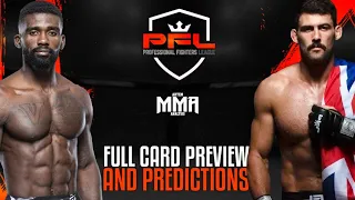 PFL 2: 2024 Regular Season Full Card Preview and Predictions