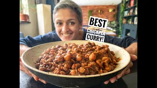 BEST Chickpea curry recipe | Chana masala | Vegetarian |Vegan curry | Cook withme | Food with Chetna