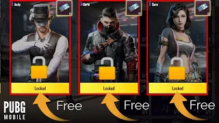 Unlock PUBG Character Free [Carlo, Andy, Sara] !! How to unlock free character in pubg mobile