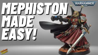 How to Paint Mephiston, Lord of Death for Blood Angels or Flesh Tearers!