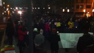 "Trump Resistance" Vigil