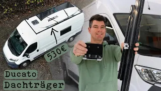 Dachträger aus Aluprofilen selber bauen! Pilzkopfhalter - DIY Roof Rack | Ducato Ausbau Vlog Teil 11