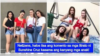 Sunshine Cruz's beautiful photos with her daughters captivate netizens