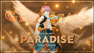 Natsu 4k Edit 🔥🔥  [ AMV / Edit ] - Gangsta's Paradise -