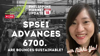 🔴 $PSEI advances 6700.  Are Bounces Sustainable?