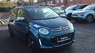 Citroen C1 1.0 VTi 72 Shine 5dr Airscape Walkaround Ultra Emerald Green