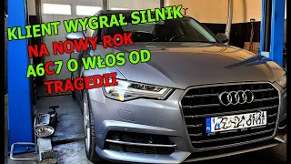 KLIENT OSZUKAŁ PRZEZNACZENIE, O WŁOS UNIKNĄŁ REMONTU SILNIKA W AUDI A6C7 2.0 TDI - POMPA WODY