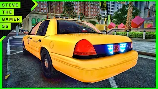 GTA 5  Mod GU Friday Patrol| NYPD Taxi SWAT| GTA 5 Lspdfr Mod| 4K