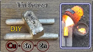 Making Tin Bronze. DIY bronze. Classic bronze