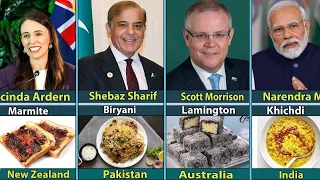 Prime Minister And Their Favourite Food | Cosmic Comparison