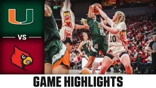 Miami vs. Louisville Women's Basketball Highlights (2022-23)
