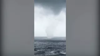 Hurricane Nate spawns waterspout in Gulf Shores