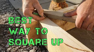 How to check for square, simple and effective carpentry tip