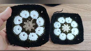 Those who see this motif want to knit it immediately / how to make an easy knitted flower motif