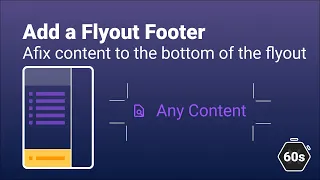 Adding a Footer to the Flyout in Xamarin.Forms