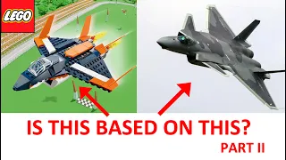 TOP10 LEGO Plane Sets and their Military Equivalent Part II