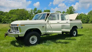 Body & Paint work of 1976 Ford F-250 Crew Cab 4X4