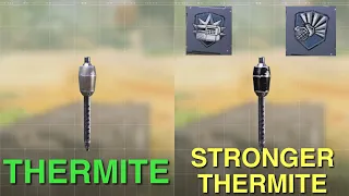 Thermite vs Stronger Thermite