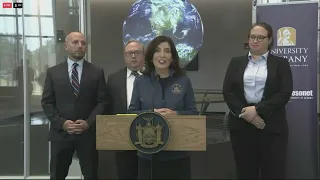 Gov. Kathy Hochul discusses dangerous New York air quality