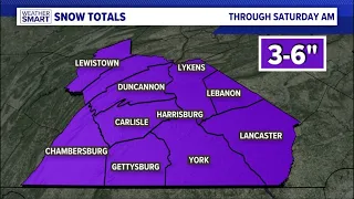 Breaking down tonight's snow forecast for Pa.