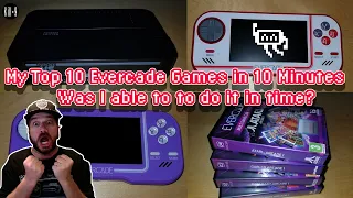 My Top 10 Evercade Games in 10 Minutes | Was I able to to do it in time?       | Evercade Effect