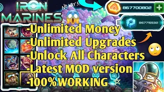 IRON MARINES MOD APK. Unlimited Money and Upgrades, Unlock All Characters (Android) Games