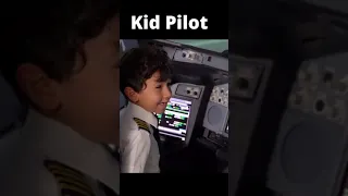 6-Year-Old Genius Kid Becomes Etihad Airways Pilot for a Day #shorts