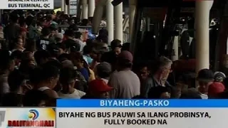 BT: Biyahe ng bus pauwi sa ilang probinsya, fully booked na