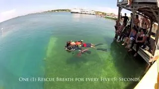 Utila Dive Center - Rescue - Exercise 7 - Unresponsive Diver at the Surface