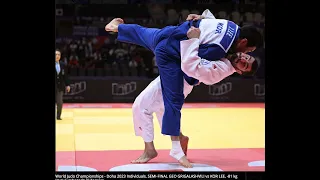 (GEO) GRIGALASHVILI vs (KOR) LEE [ -81 KG World Judo Championships - Doha 2023 SEMI-FINAL ]