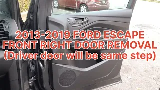 How to Remove Front Door Panel 2013 2014 2015 2016 2017 2018 2019 FORD Escape